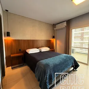  Apartamento Chic Blue Design Com Vaga De Garagem Brasil